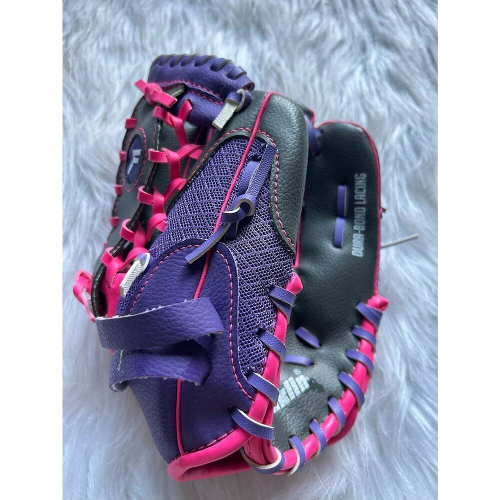 Franklin Teeball Glove-9.5"Mesh Tek Right Hand Throw Purple Pink - Picture 4 of 9